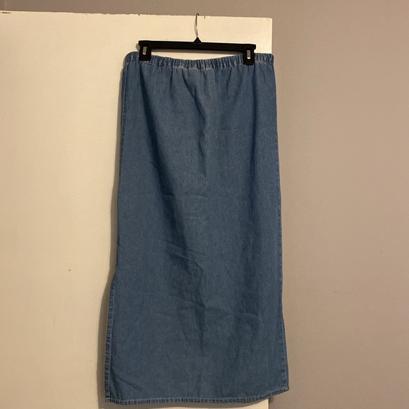 Bechamel Women’s Denim Drawstring Skirt - Picture 4 of 7